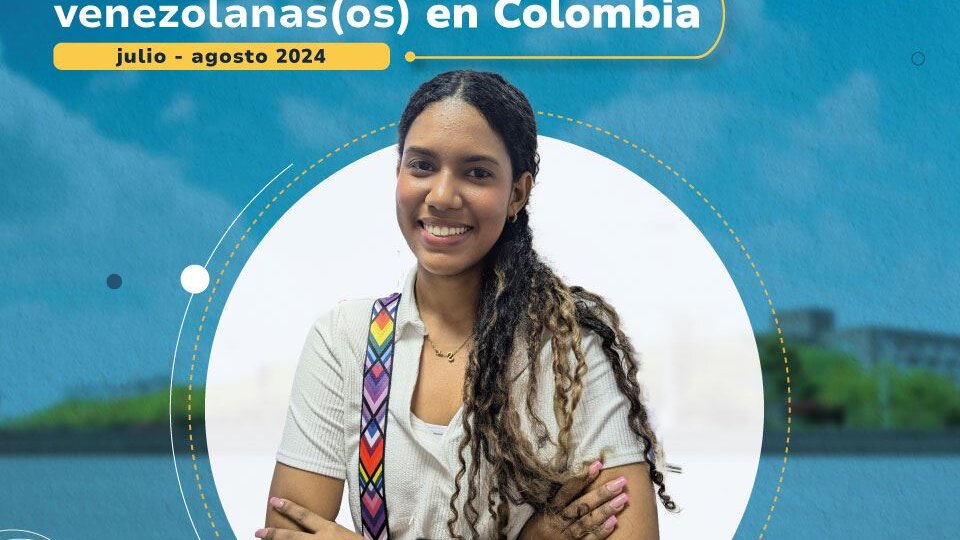 Portada de Informe de migrantes venezolanos en Colombia julio a agosto del 2024