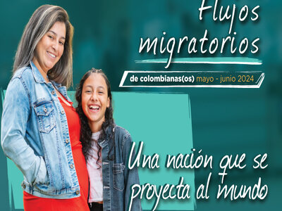Informe de flujos de colombianas(os) mayo - junio 2024