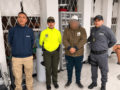 Acciones de seguridad en la frontera con Ecuador. Capturado estadounidense buscado por narcotráfico