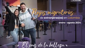 Informe de Flujos Migratorios de Extranjeros Enero -Agosto 2024