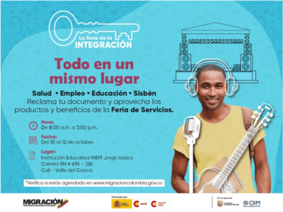 Migración Colombia realizará jornadas especiales de entrega de PPT “La Llave de la Integración” a migrantes venezolanos en Cali