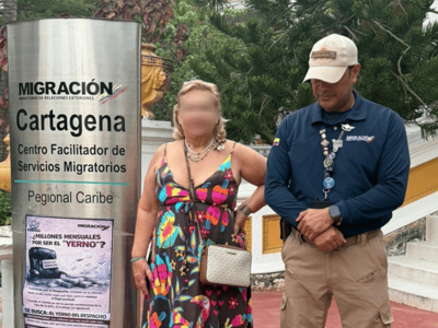 De denunciante a expulsada. Extranjera protagonizó escándalos en establecimientos turísticos en Cartagena