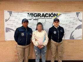 Sorprendida en Bogotá extranjera expulsada desde 2020. Migración Colombia ejecuta cuatro medidas esta semana en Cundinamarca