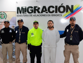 Migración Colombia pone a disposición de la Policía Nacional a Brayan Stiven González Quirama, alias “Mono Candelo”