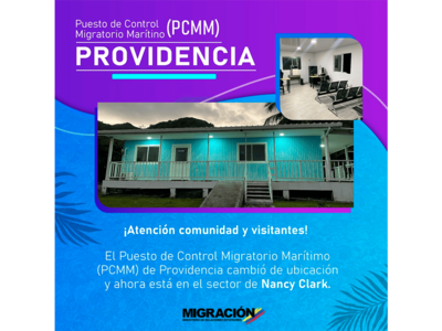 Migración Colombia pone en funcionamiento nueva sede del Puesto de Control Migratorio Marítimo en Providencia
