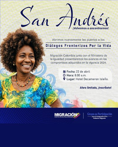 Relatoría del Diálogo Fronterizo por la Vida capítulo San Andrés - 22 de abril de 2026