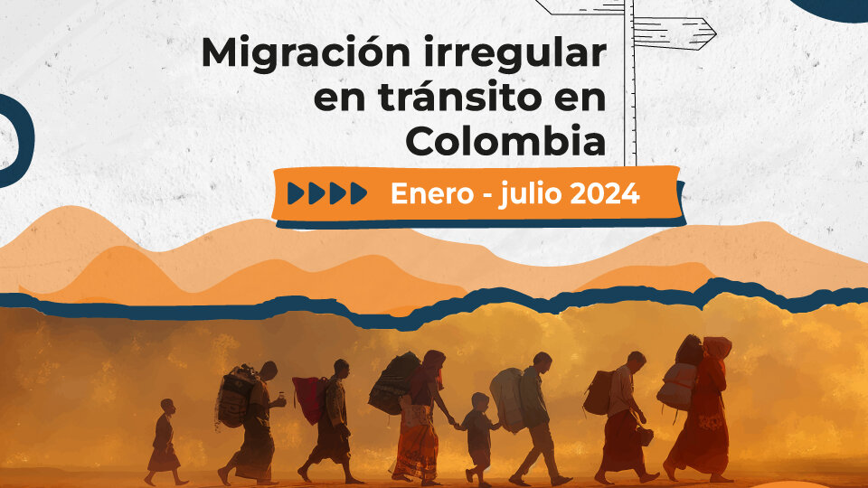 Portada de Frontera Venezuela, Brasil y Perú — Migración irregular en tránsito en Colombia, enero a julio 2024