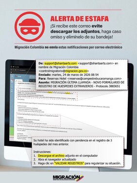 Alerta de estafa