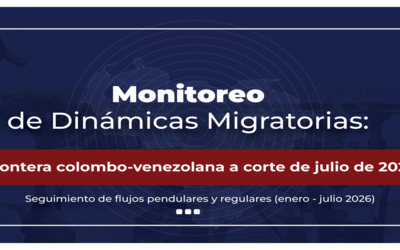 Portada de Monitoreo de Dinámicas Migratorias (Enero-Julio 2026)
