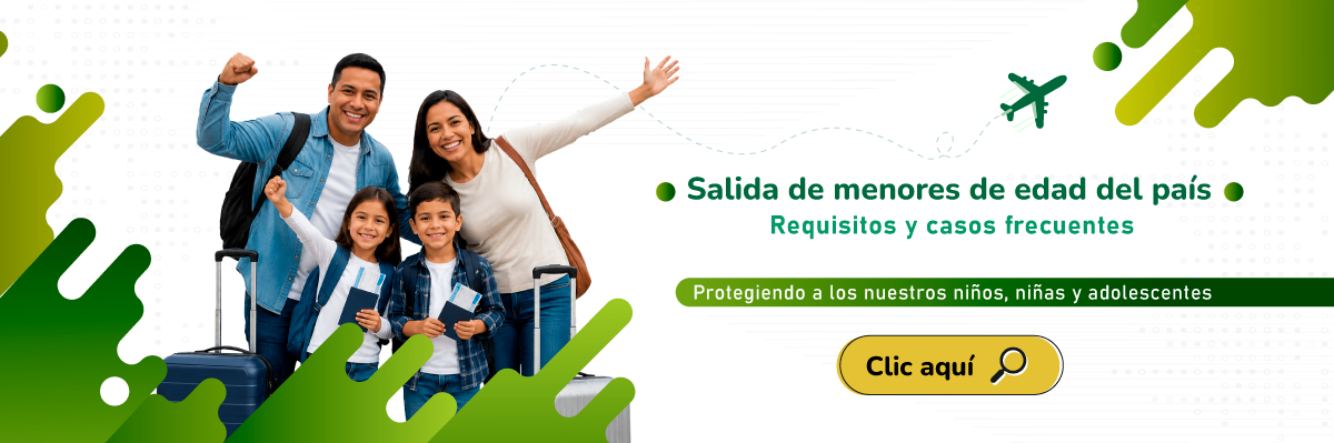 Salida de menores de edad de Colombia