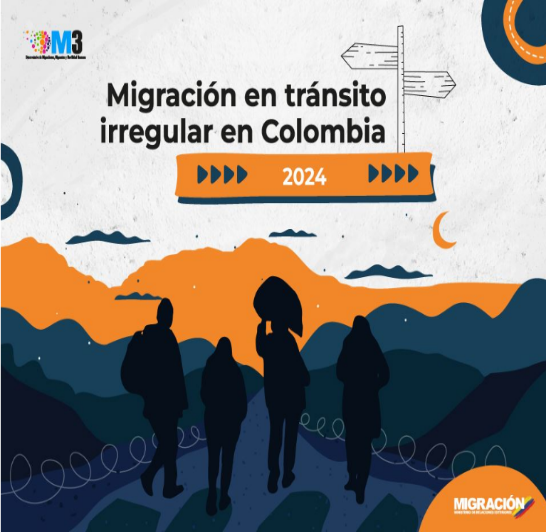Portada de Región Pacífico y Ecuador — Migración irregular en tránsito en Colombia, enero a diciembre 2024
